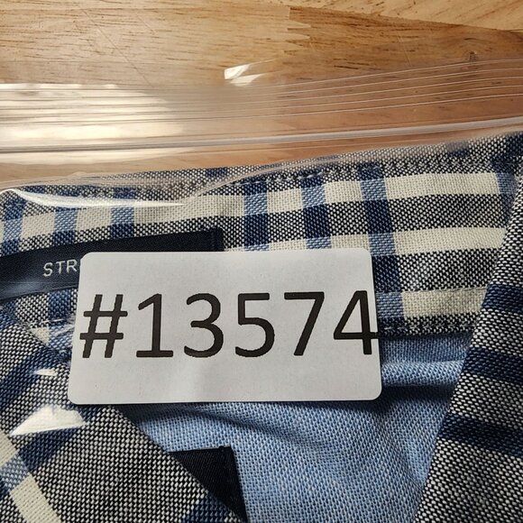 Ben Sherman Shirt Mens Medium Blue Plaid Long Sleeve Button Up *NWT* - Picture 11 of 11